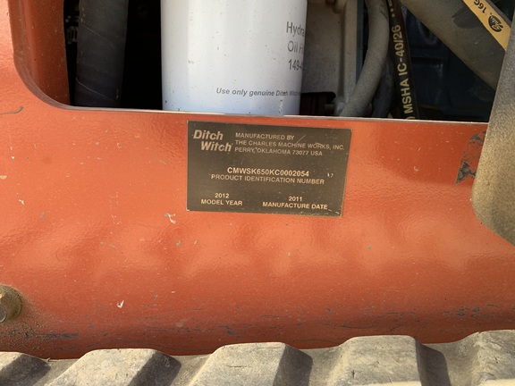 2012 Ditch Witch SK650