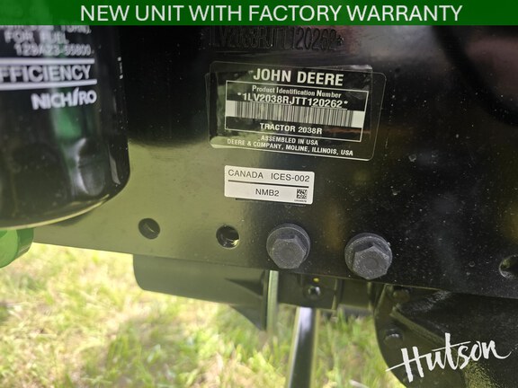 Photo of 2026 John Deere 2038R