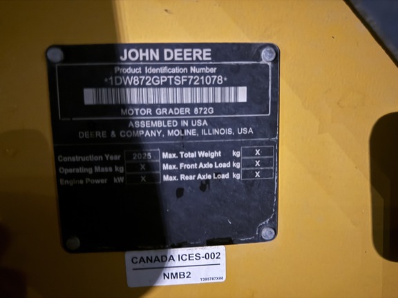 2025 John Deere 872G