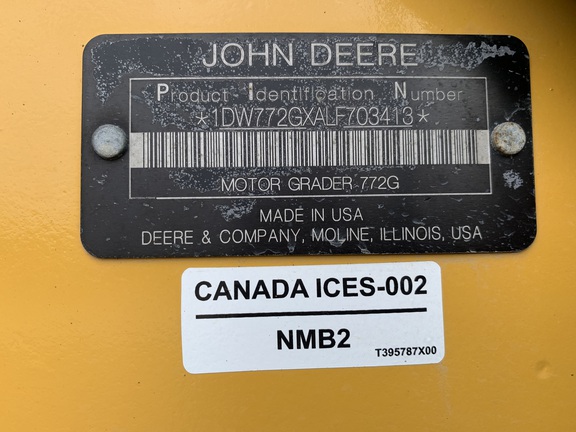 2020 John Deere 772G
