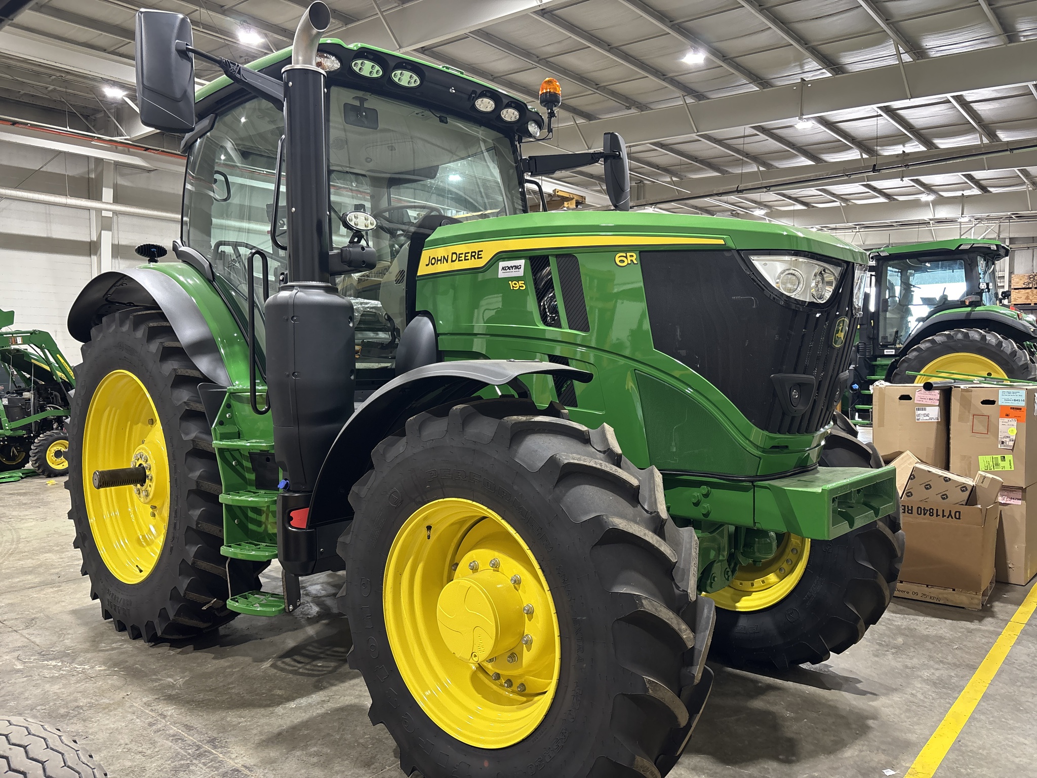 Used 2026 John Deere 6R 195 Row Crop Tractors at Koenig Equipment in Urbana, OH - PhotoXL2