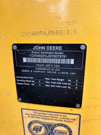 2024 John Deere 460 P