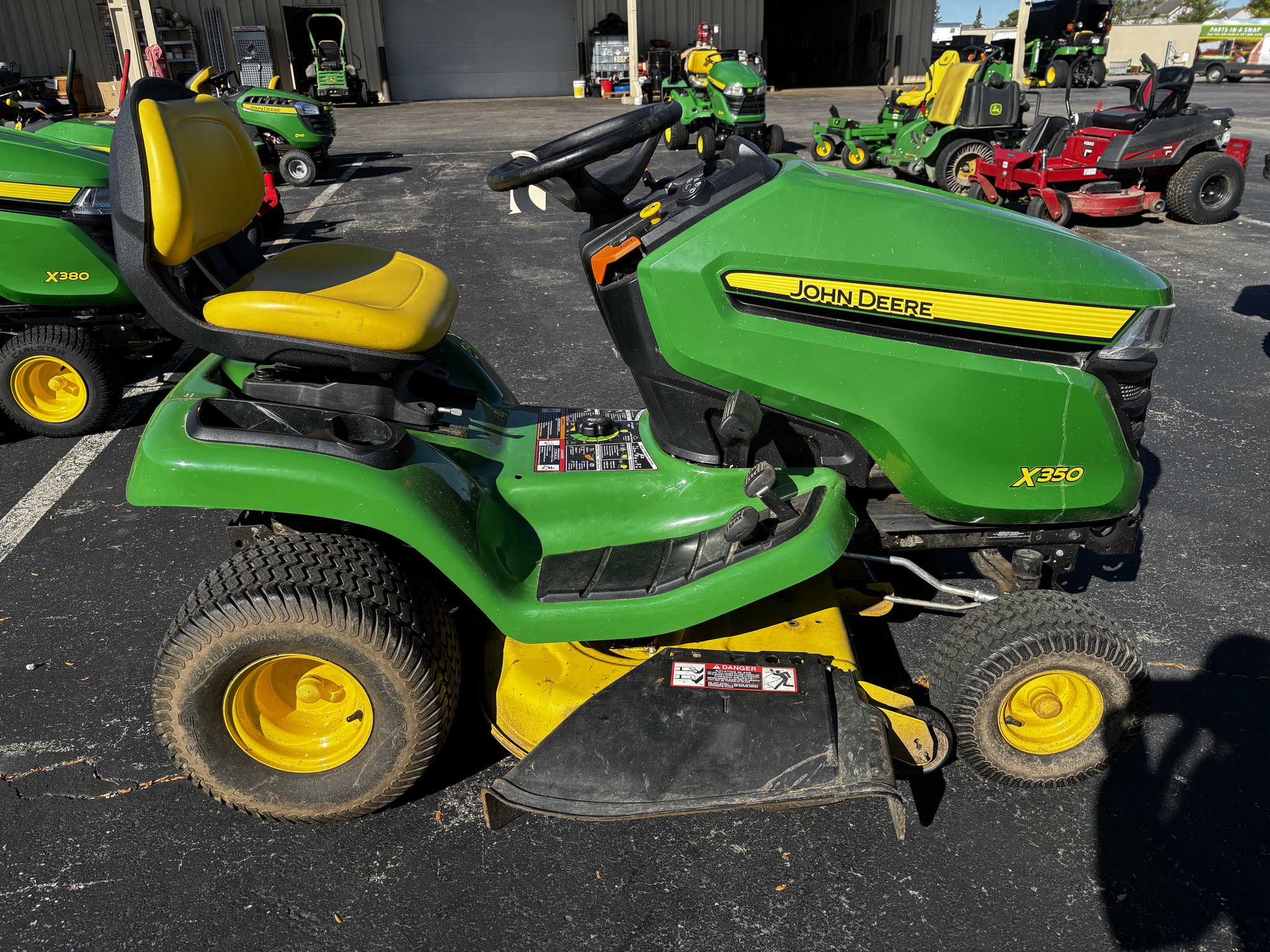 Used 2016 John Deere X350 Lawn & Garden Tractors at Koenig Equipment in Tipp City, OH - PhotoXL4