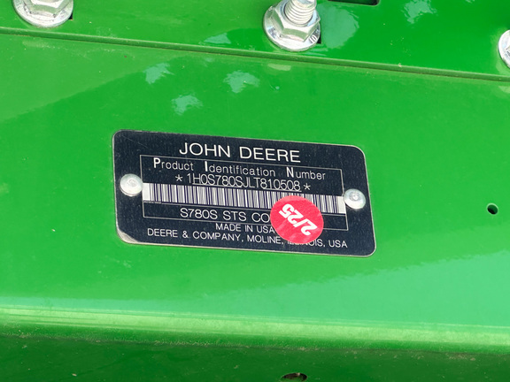 2020 John-Deere S780