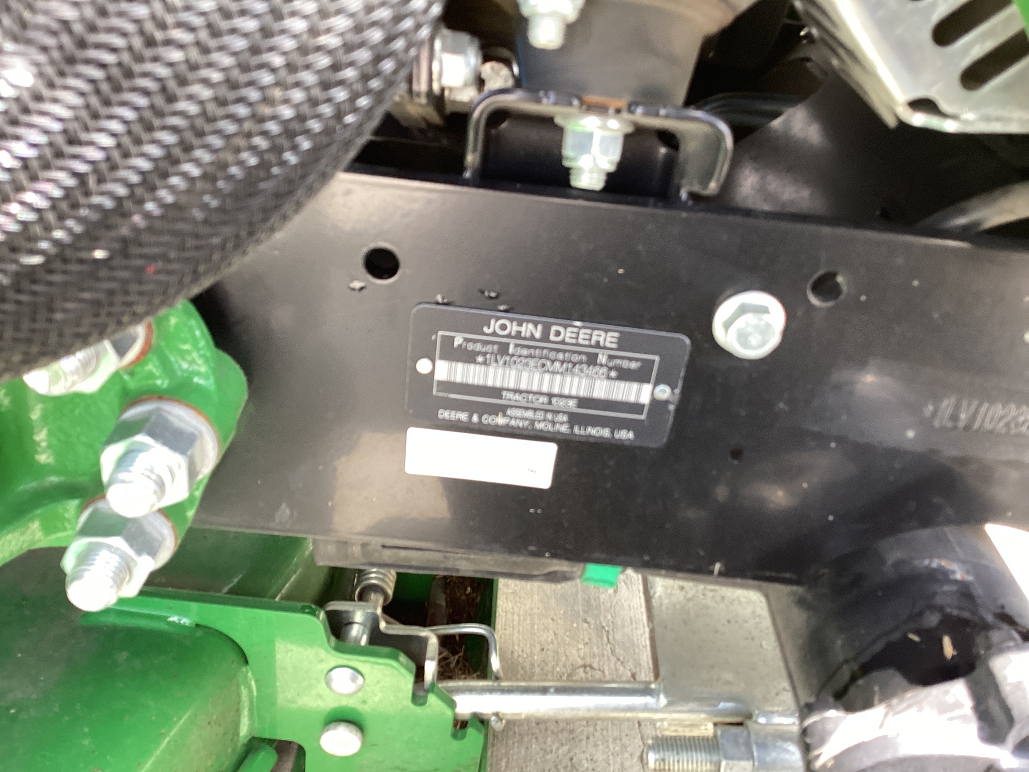 2021 John Deere 1023E Image 24
