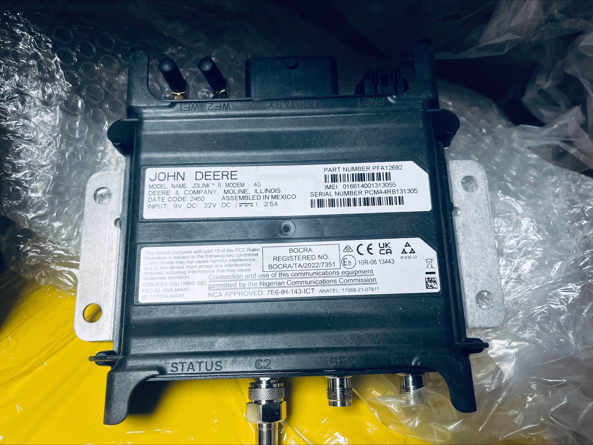 2025 John Deere R - MODEM Image 1