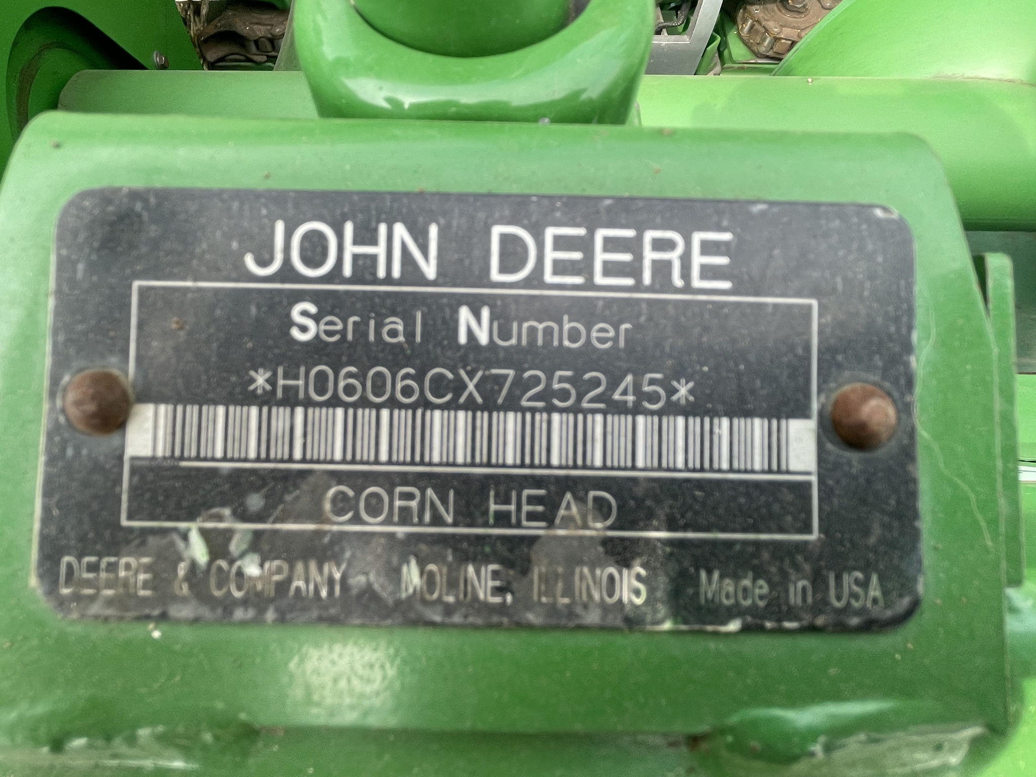 2012 John Deere 606C Image 5