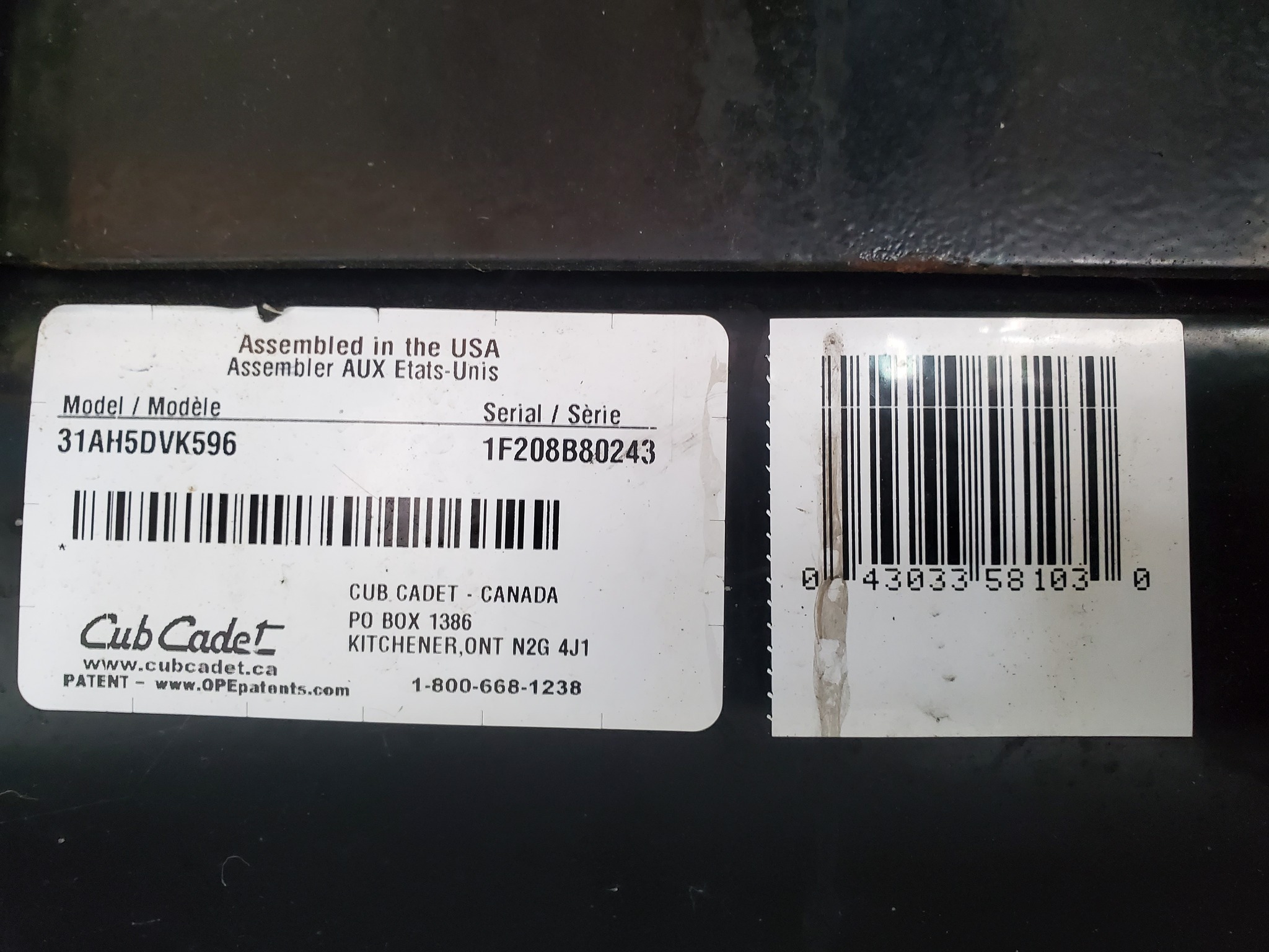 2021 Cub Cadet 31AH5DVK596 3X24