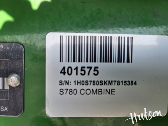 Photo of 2021 John Deere S780
