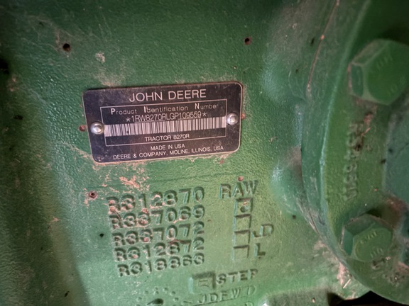 Photo of 2016 John Deere 8270R