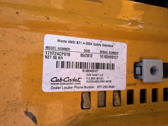 2012 Cub Cadet RZT 50 KH - Photo23