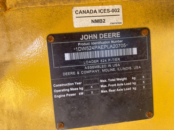 2023 John Deere 524 P