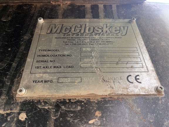 2019 Mccloskey R70