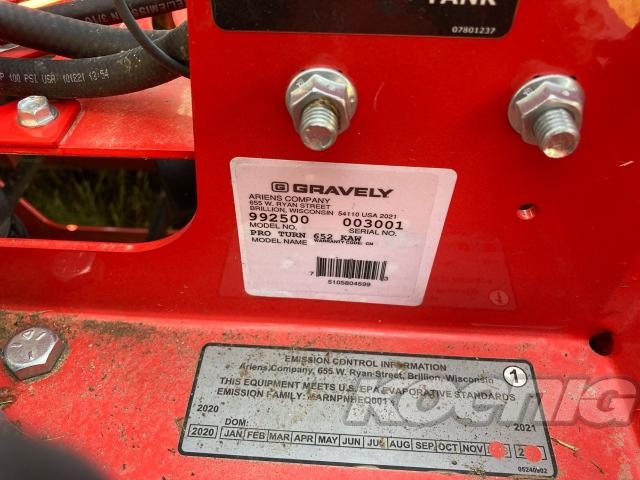 Used 2022 Gravely Pro-Turn 652 Zero Turn Mowers at Koenig Equipment in Urbana, OH - PhotoXL8