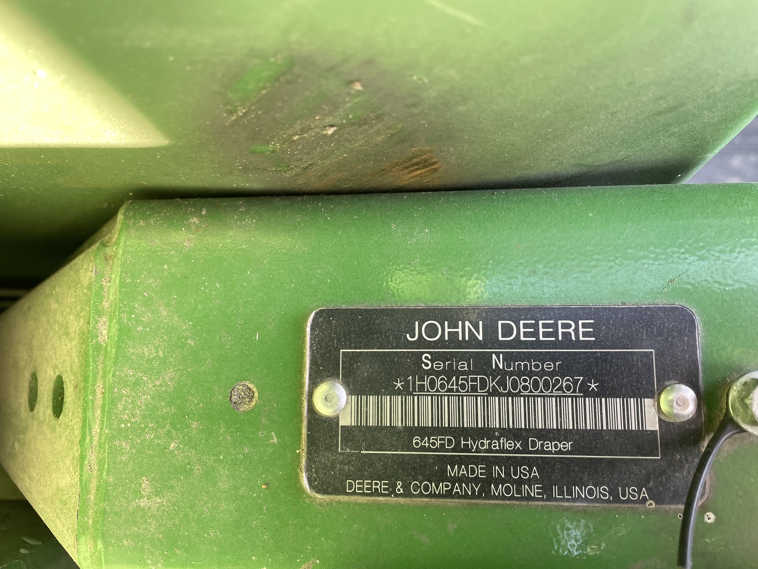  2018 John Deere 645FD at Heritage Tractor in Pittsburg, KS