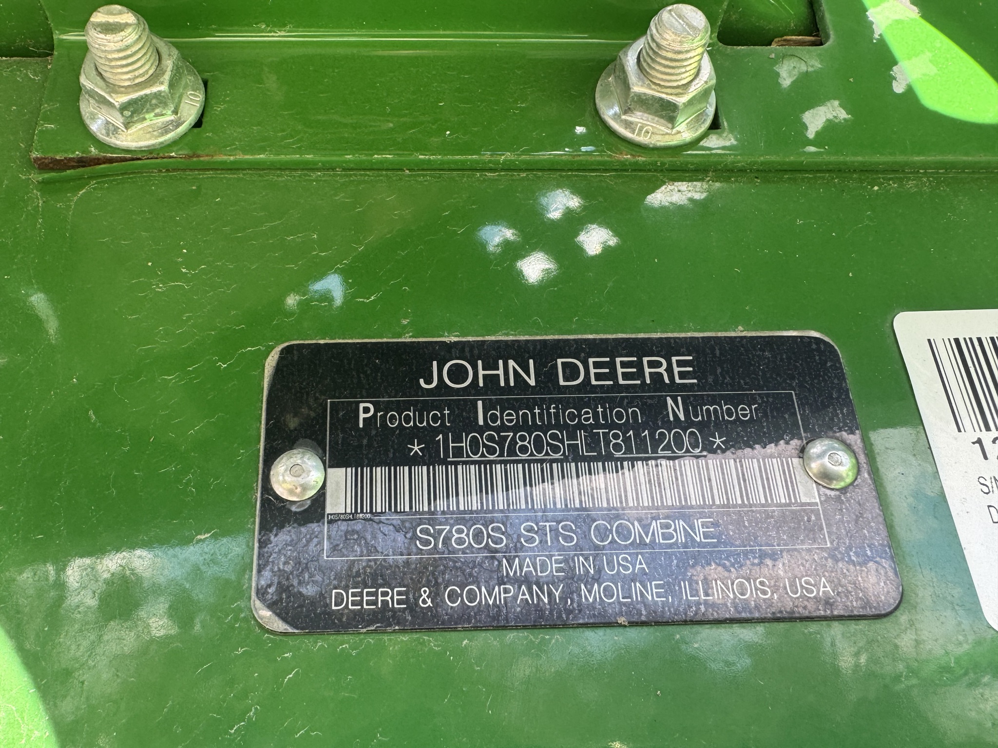 2020 John Deere S780 Image 31