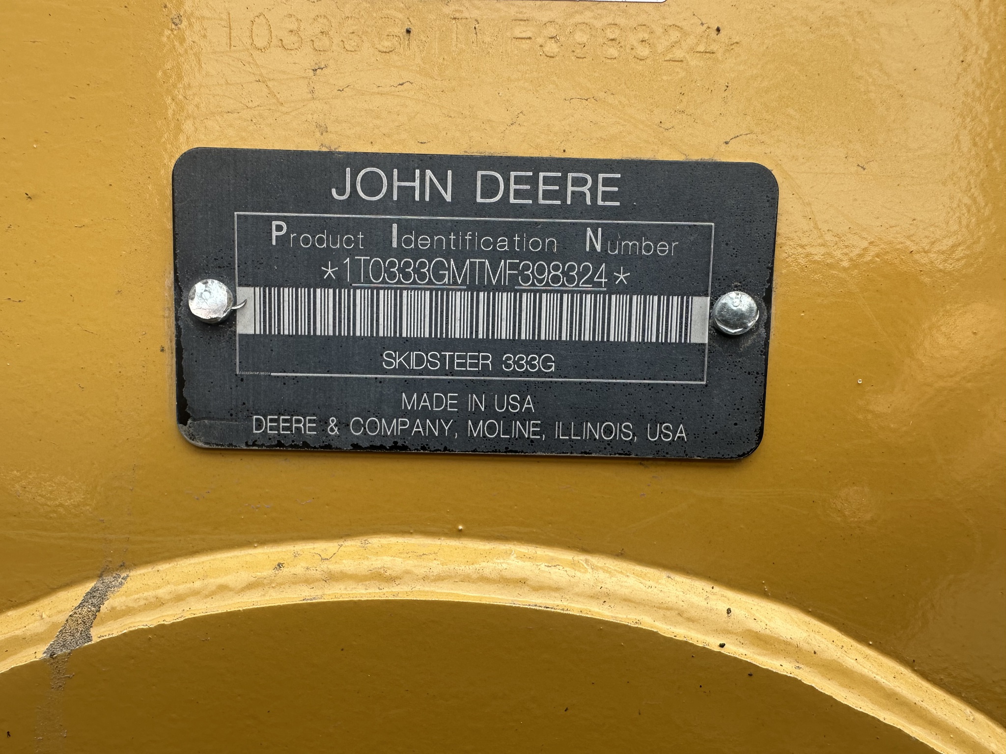  2021 John Deere 333G at Heritage Tractor in Smithville, MO