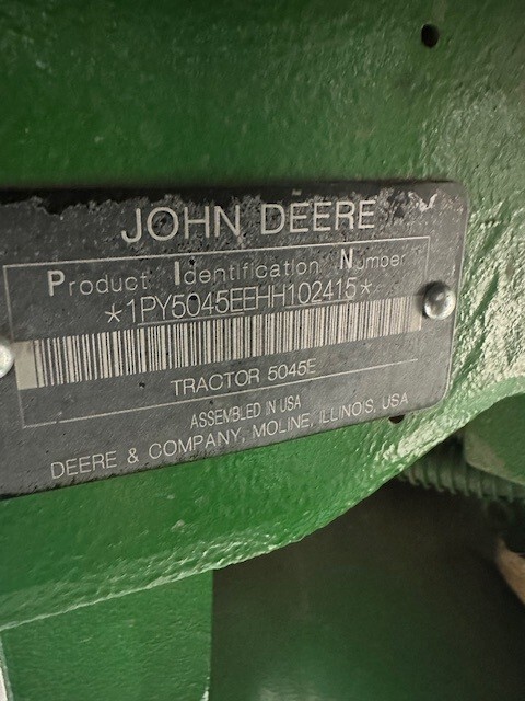  2017 John Deere 5045E at Heritage Tractor in Freeport, IL
