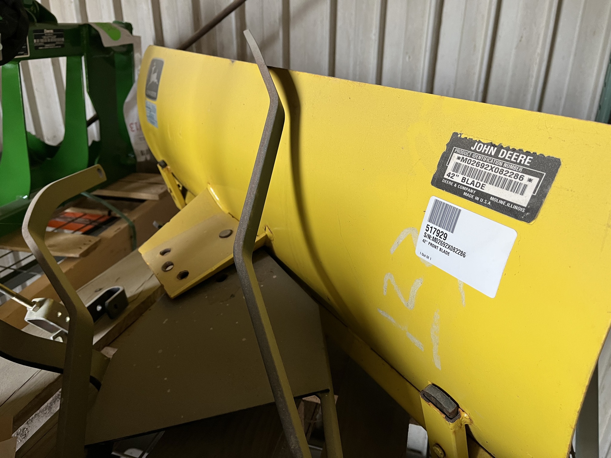  1998 John Deere 42" FRONT BLADE at Heritage Tractor in Princeton, IL
