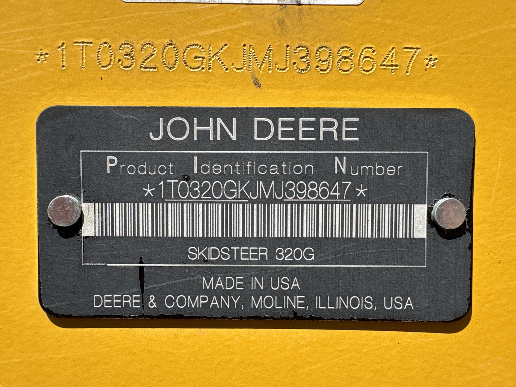 2021 John Deere 320G Image 33
