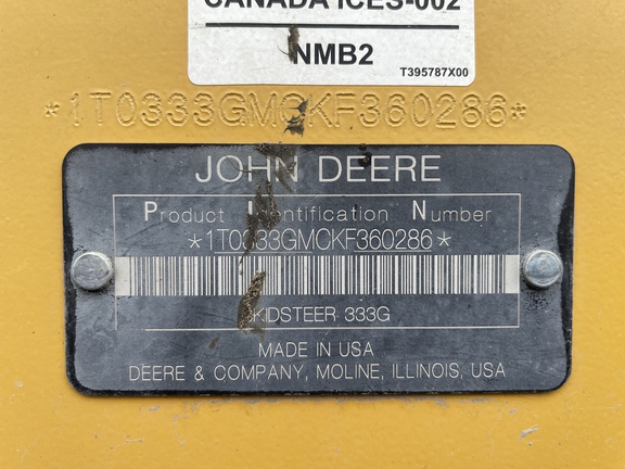 Photo of 2019 John Deere 333G