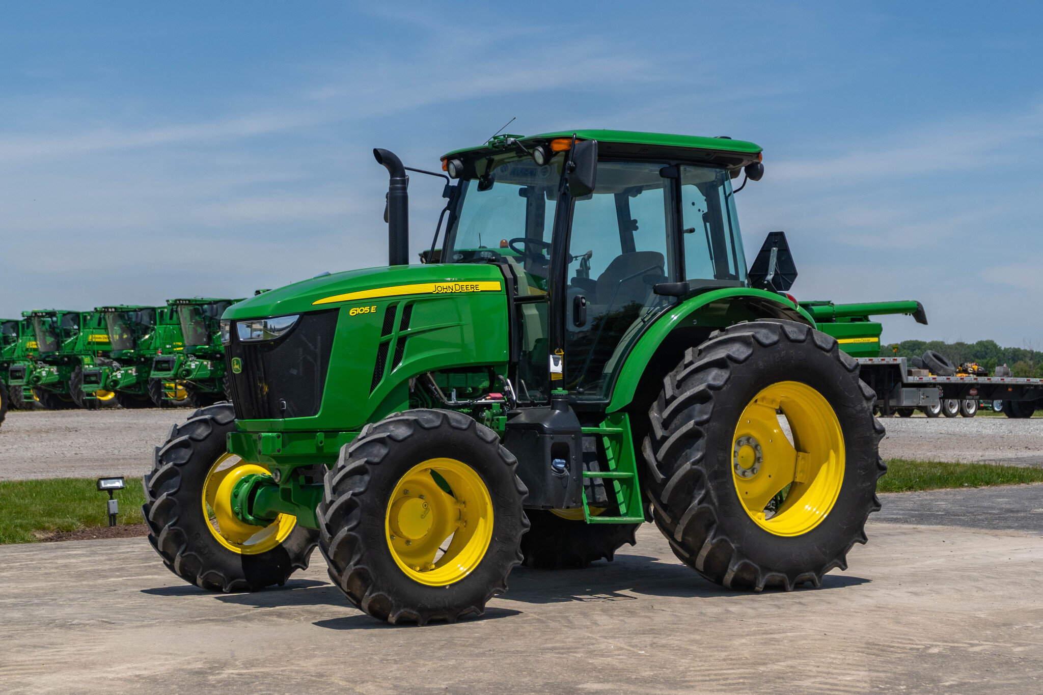 Used 2024 John Deere 6105E Cab Utility Tractors at Koenig Equipment in Anna, OH - PhotoXL0