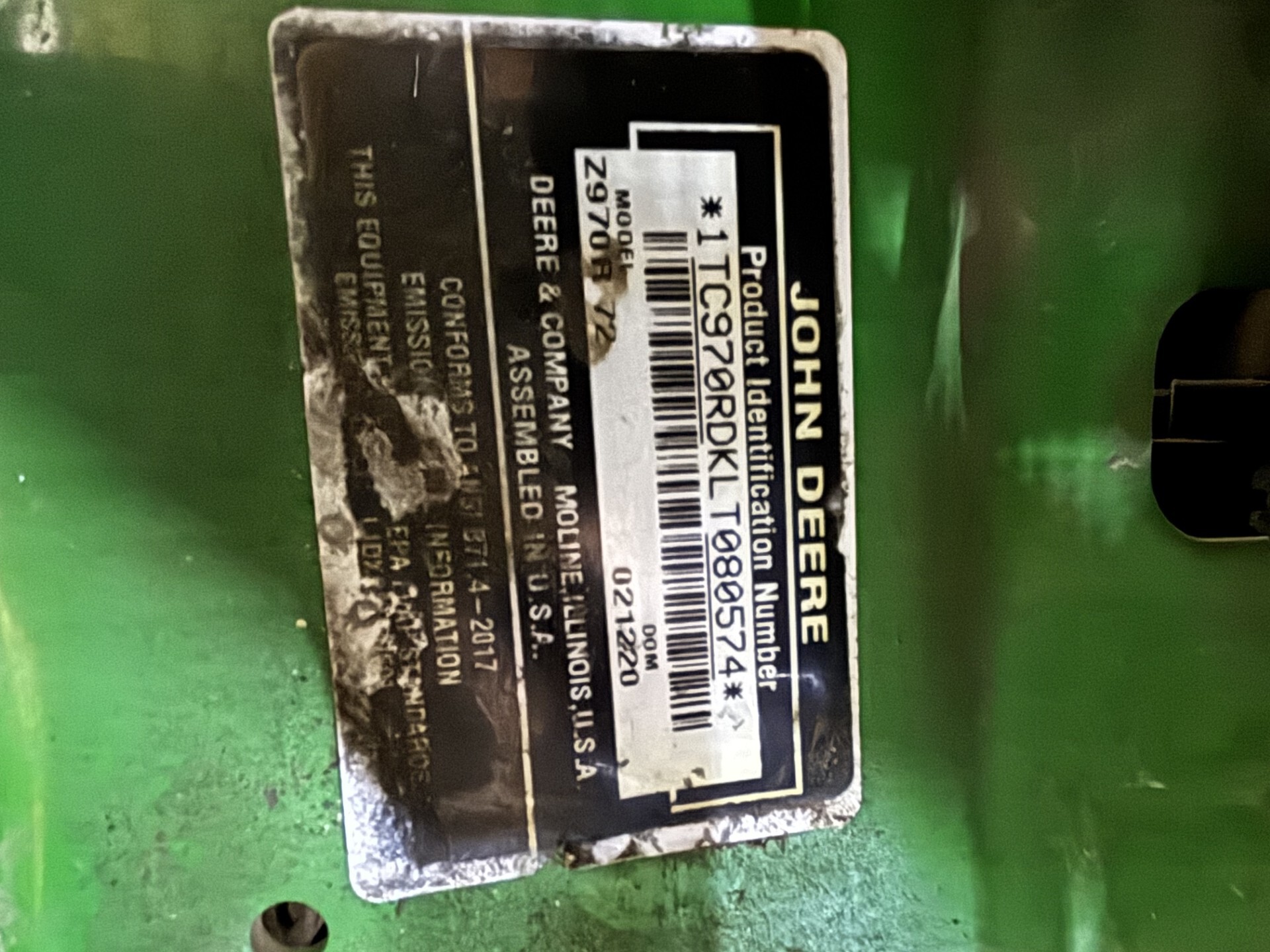 2020 John Deere Z970R Image 8