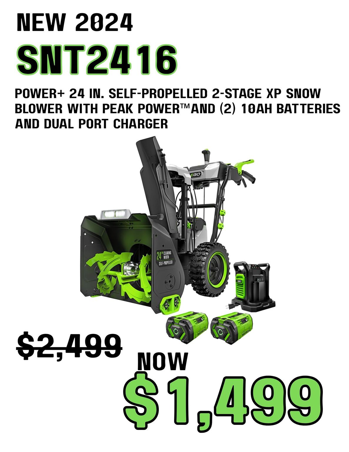 2024 EGO SNT2416 Image 2