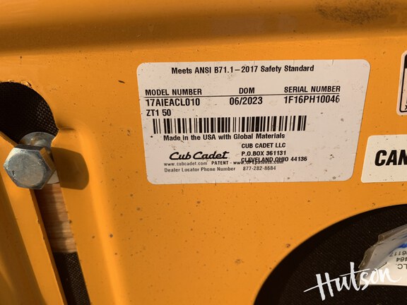Photo of 2023 Cub Cadet ZT1 50