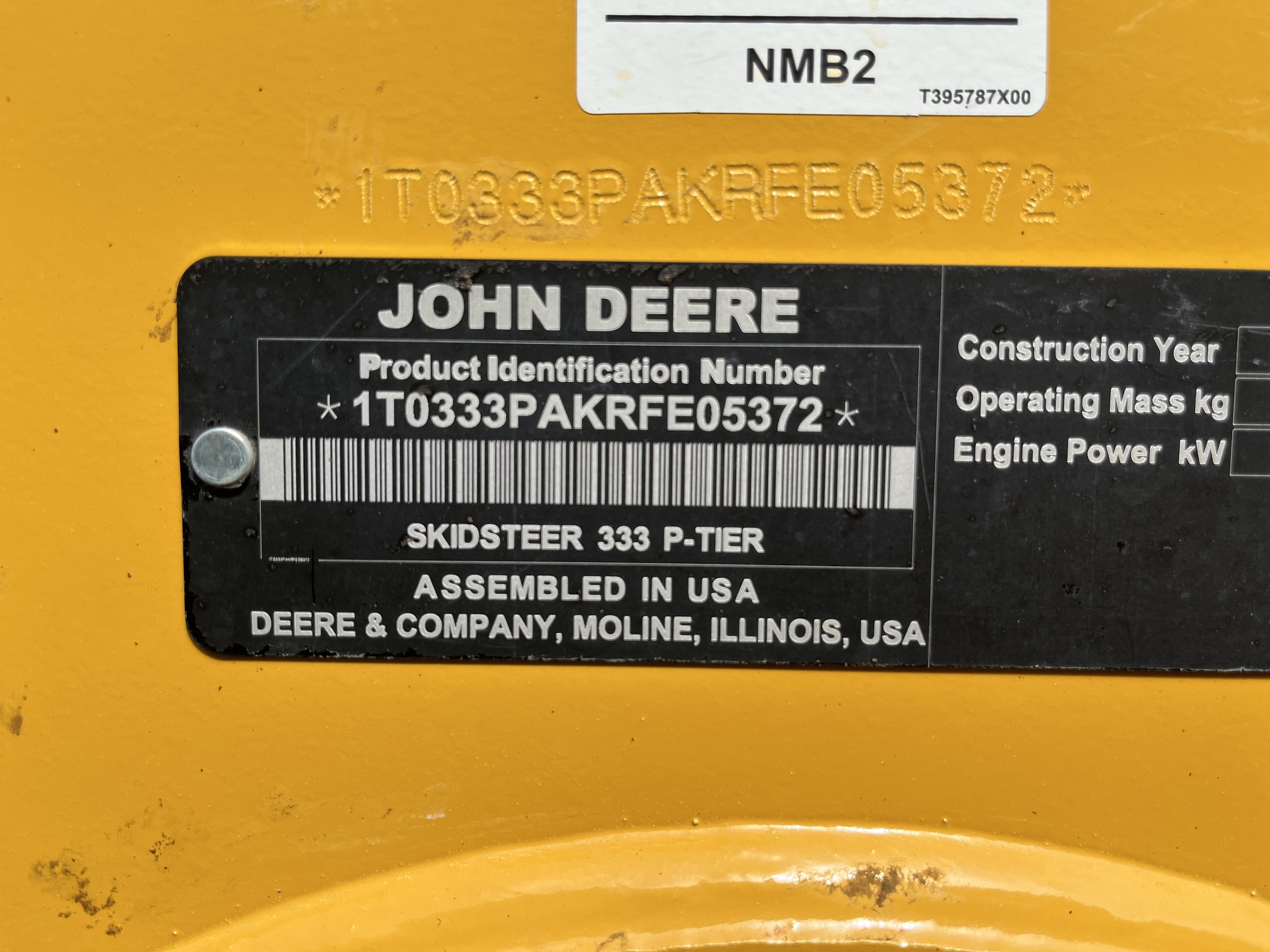  2024 John Deere 333 P at Heritage Tractor in Adrian, MO