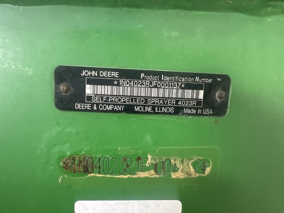2016 John Deere R4023