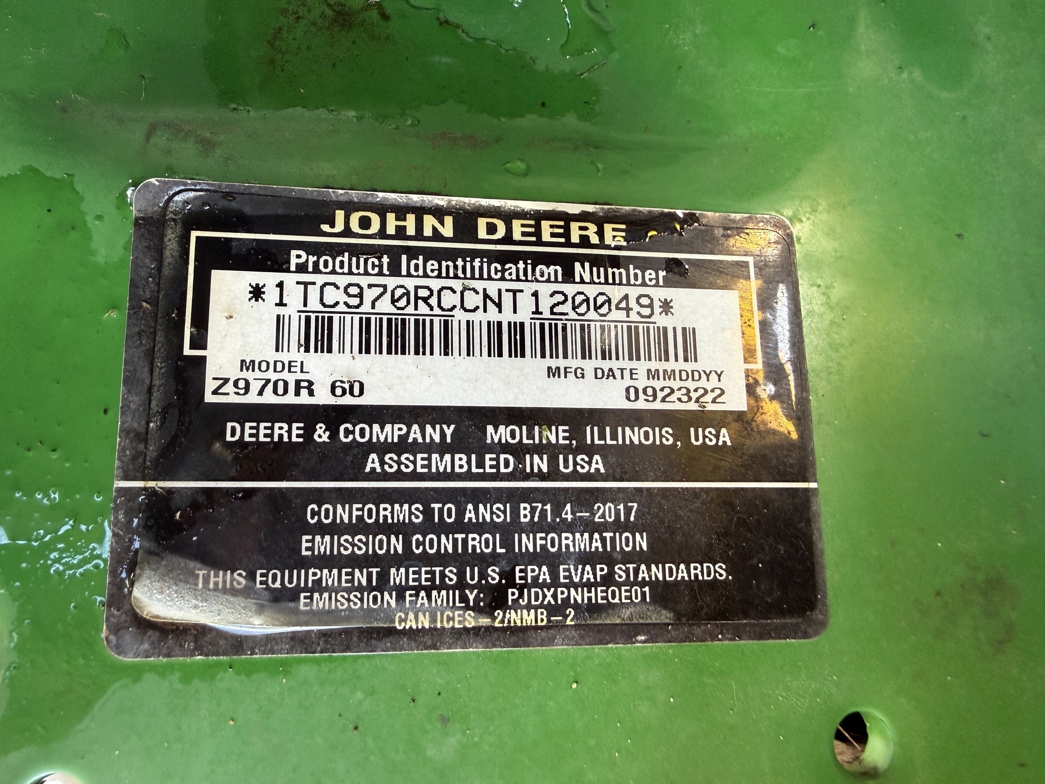  2023 John Deere Z970R at Heritage Tractor in Nevada, MO