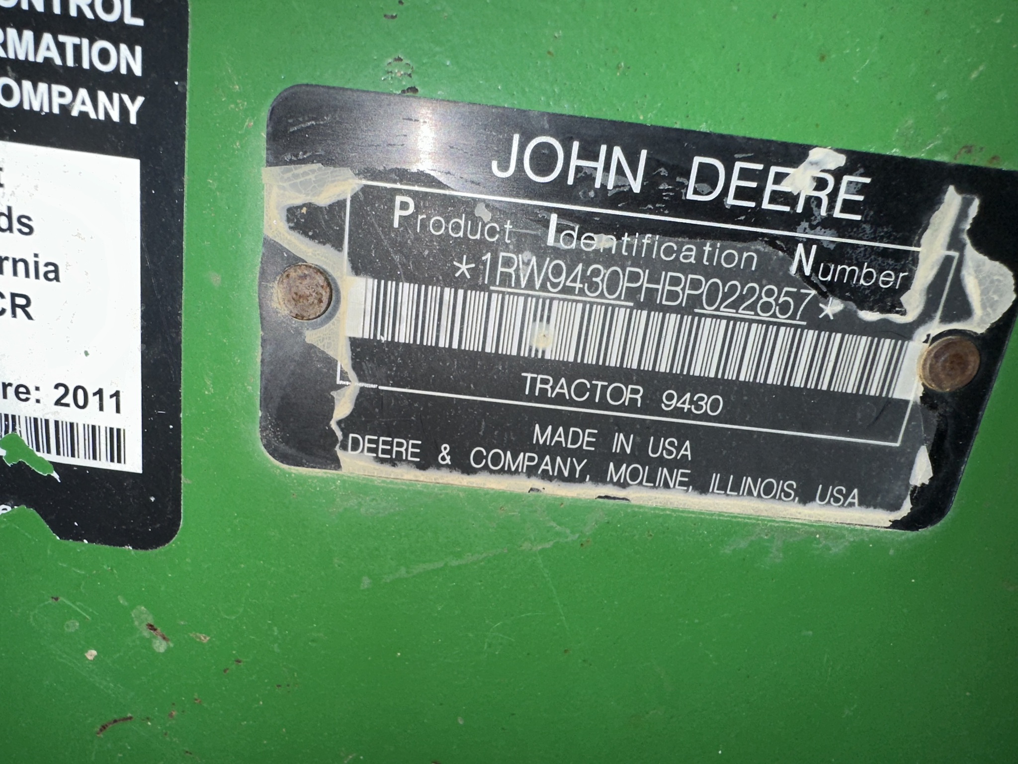 2011 John Deere 9430 Image 7