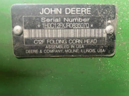 Photo of 2025 John Deere CF 12