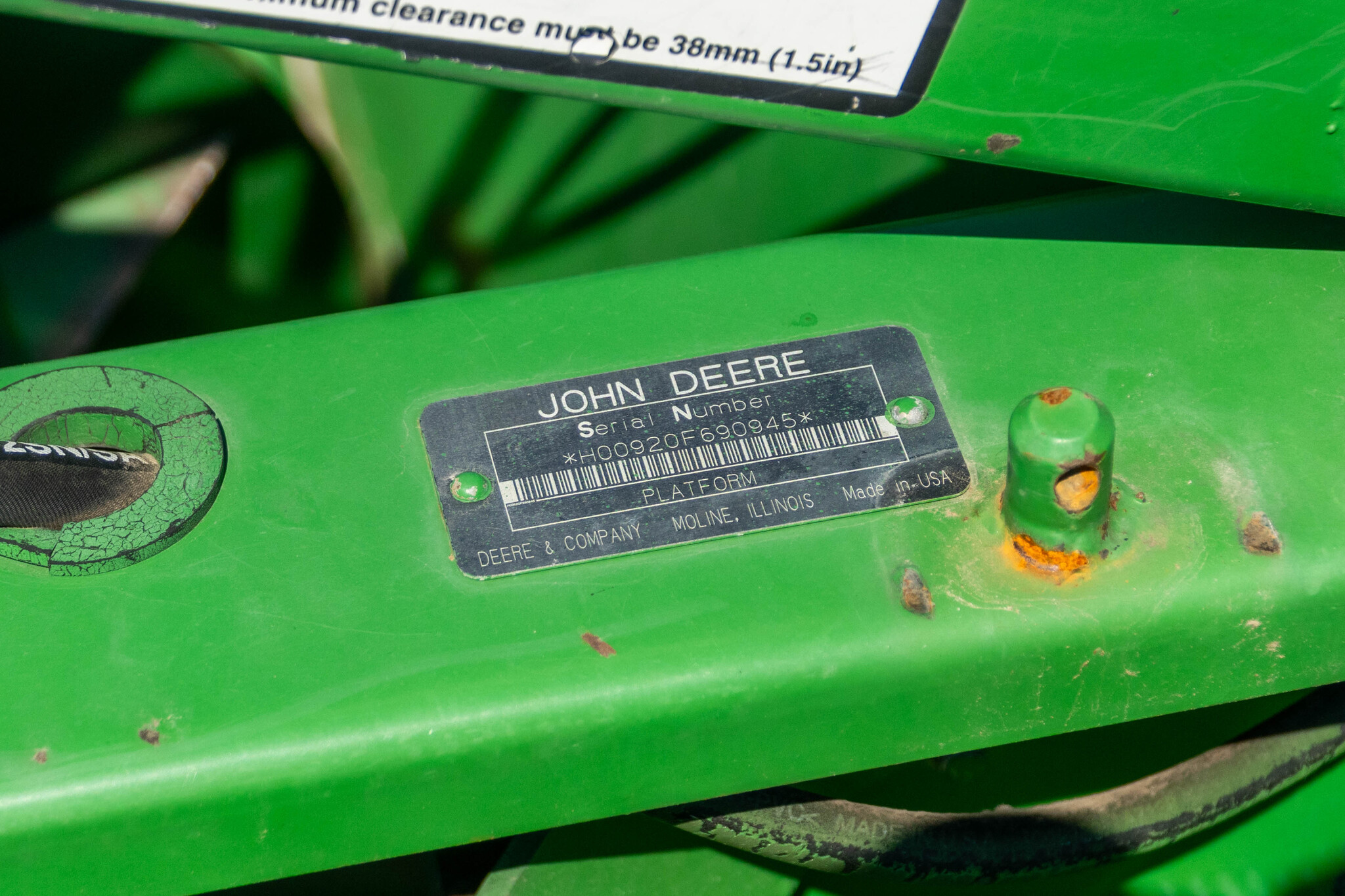 Used 2001 John Deere 920 Combine Platforms at Koenig Equipment in Anna, OH - PhotoXL23