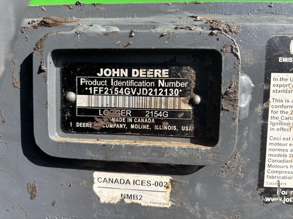 2018 John Deere 2154G
