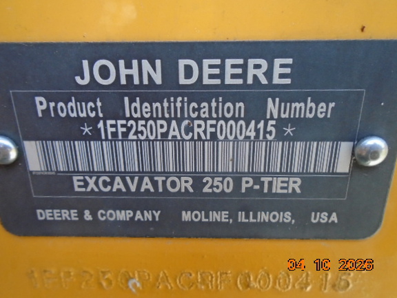 2024 John Deere 250 P-Tier