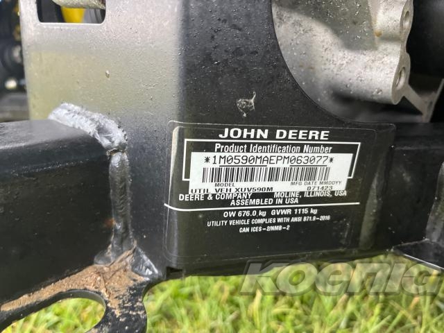 Used 2023 John Deere 590M ATVs & Gators at Koenig Equipment in Urbana, OH - PhotoXL7