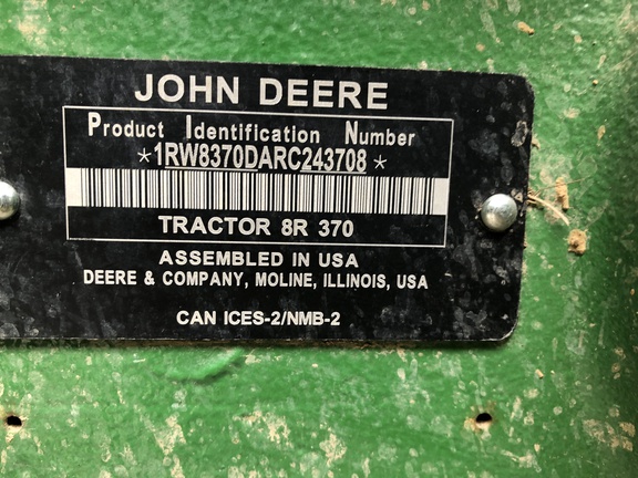 Photo of 2024 John Deere 8R 370