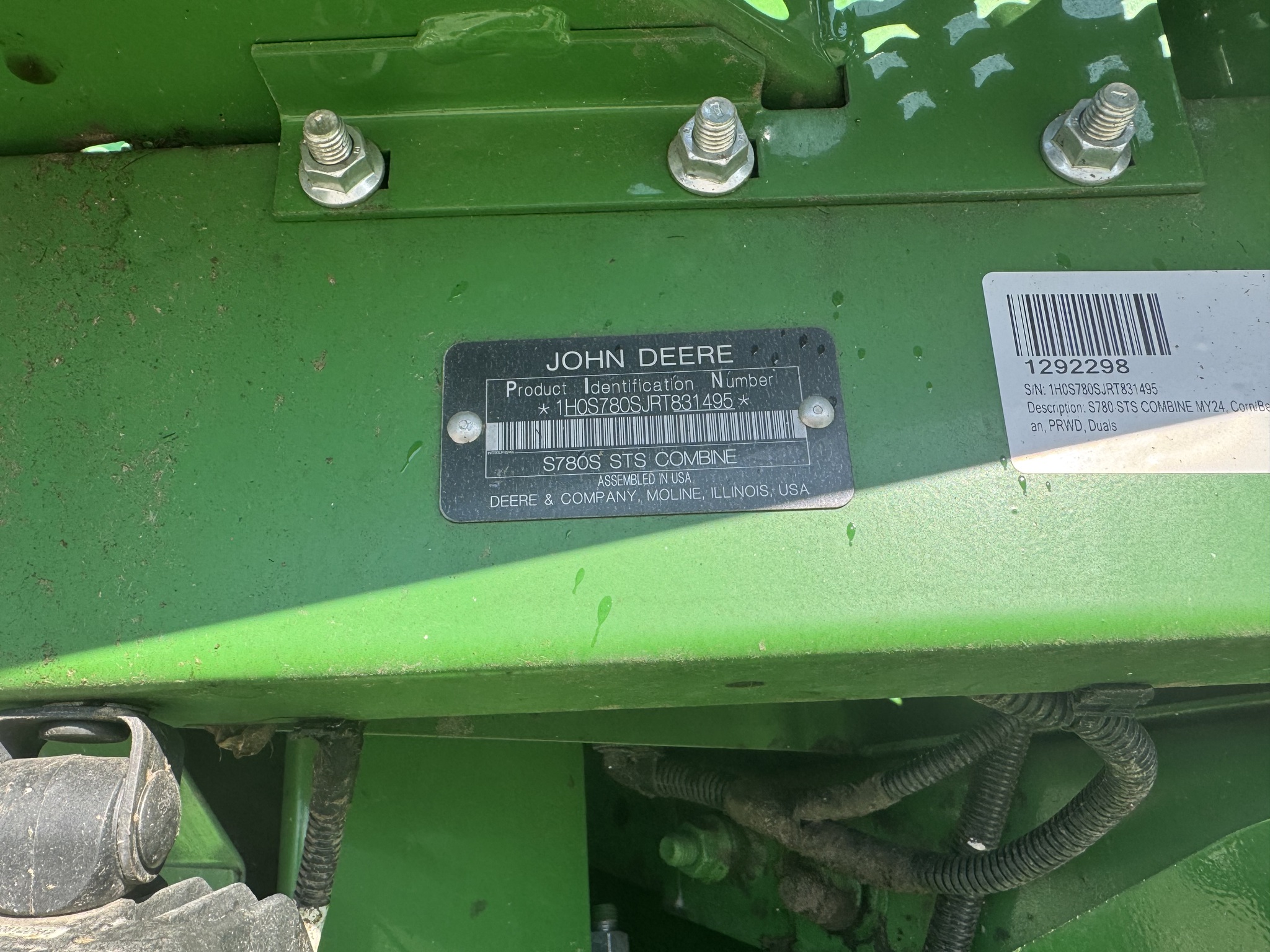 2024 John Deere S780 Image 25