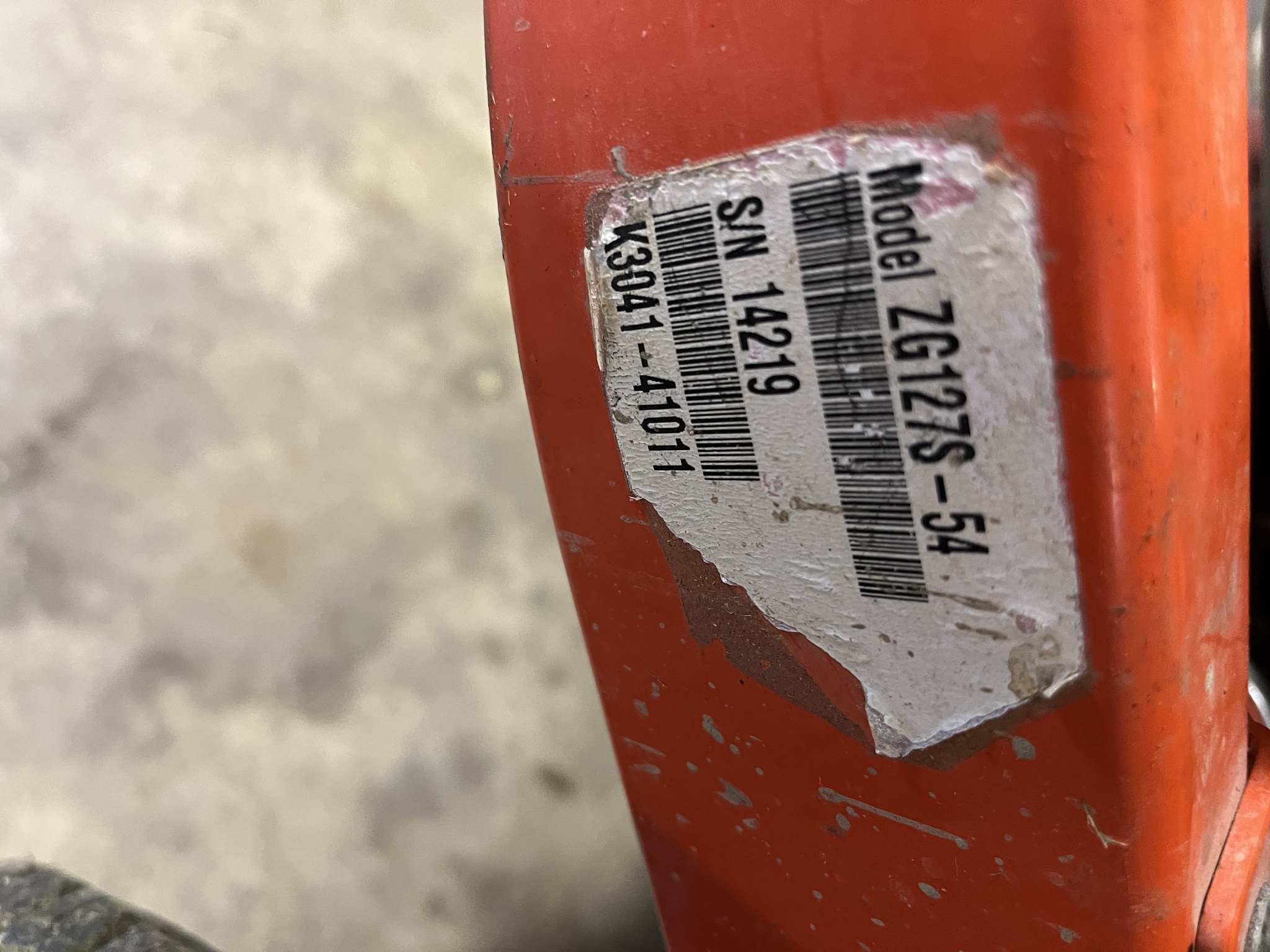 2014 Kubota ZG127S Image 5