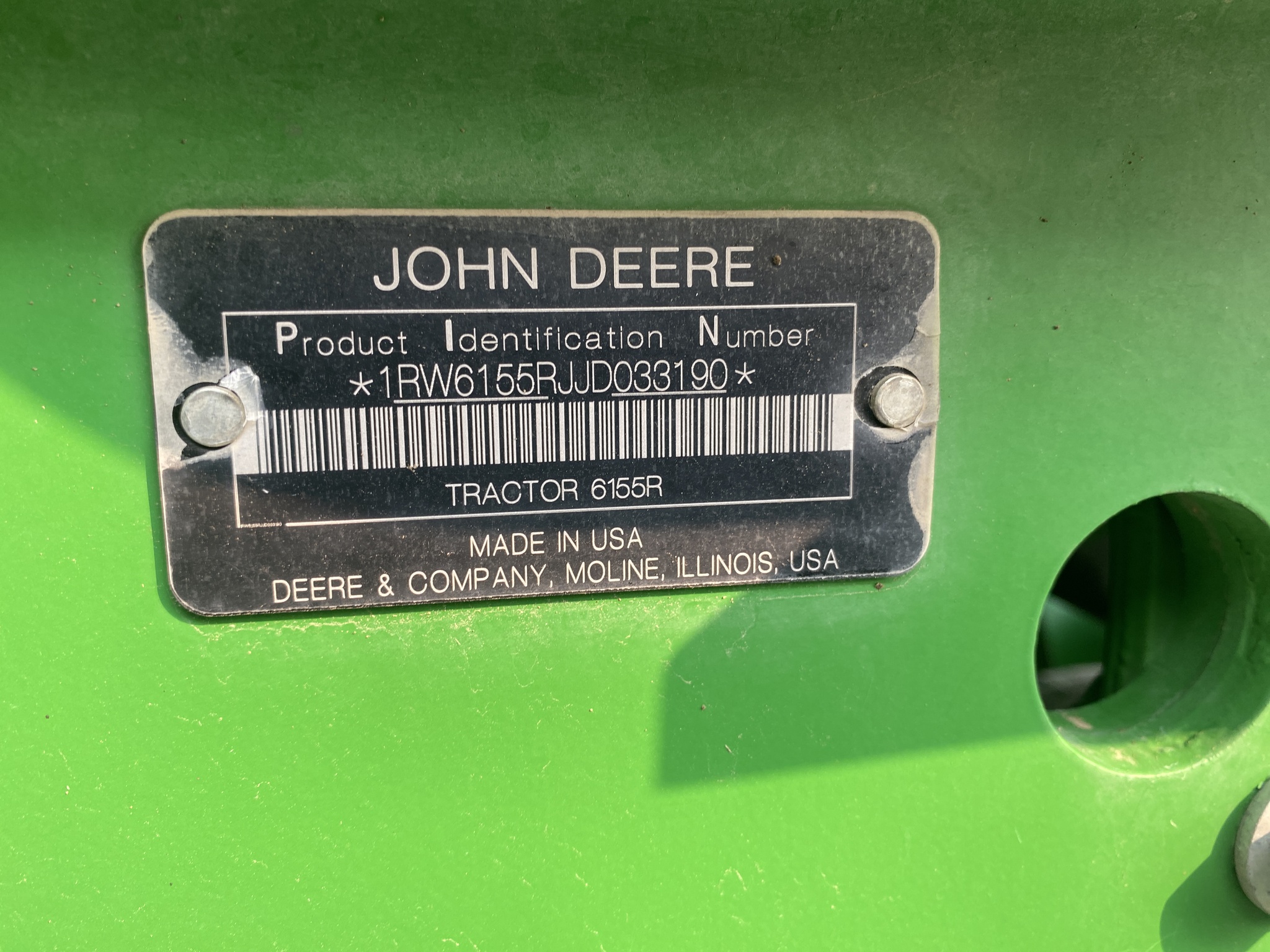 2018 John Deere 6155R Image 12