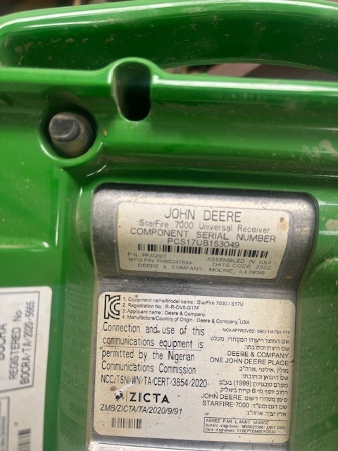 2023 John Deere STARFIRE 7000 Image 2