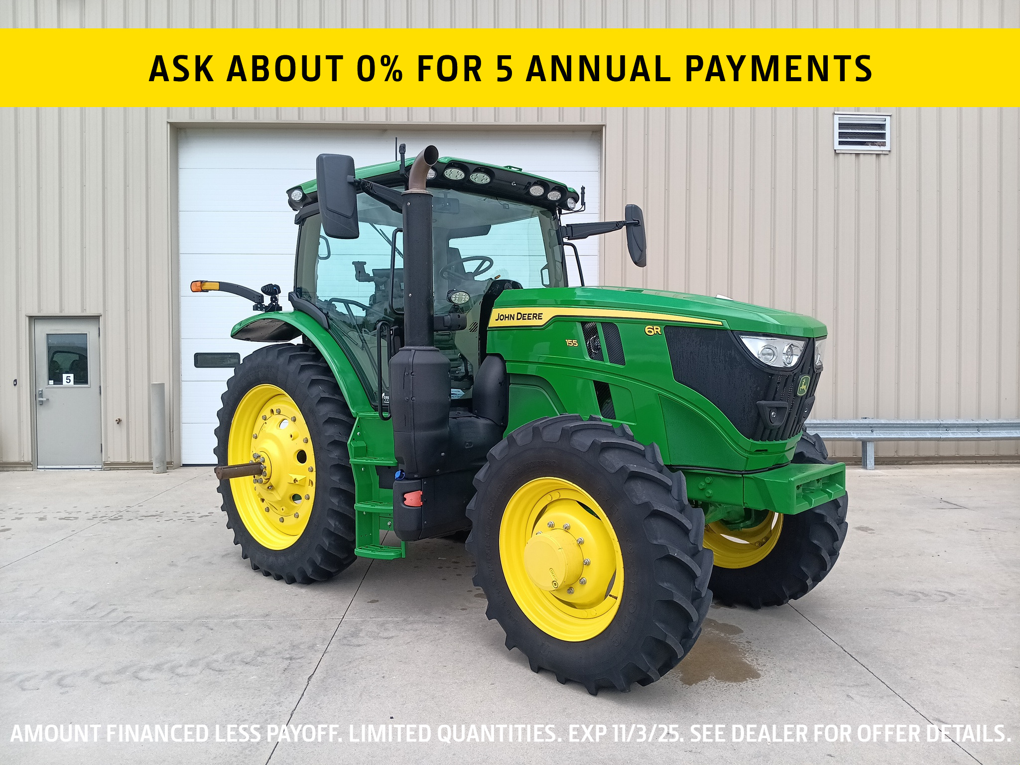 2024 John Deere 6R 155 Image 1