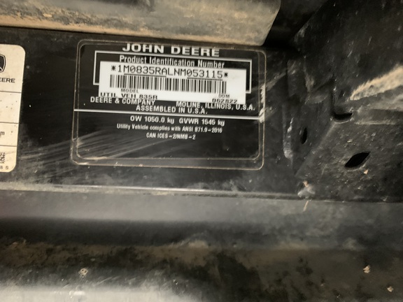 Photo of 2022 John Deere XUV 835R