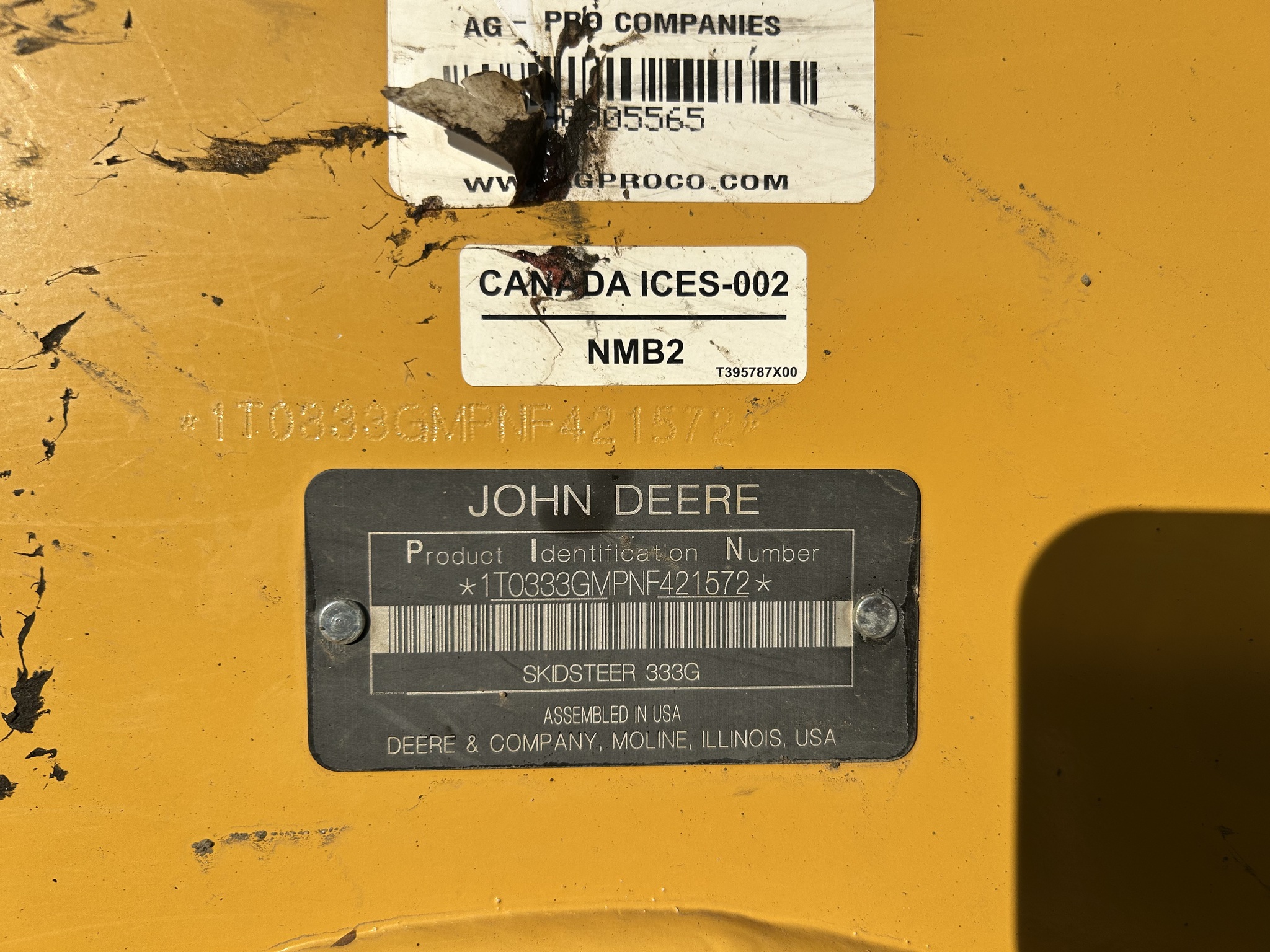 2022 John Deere 333G Image 11