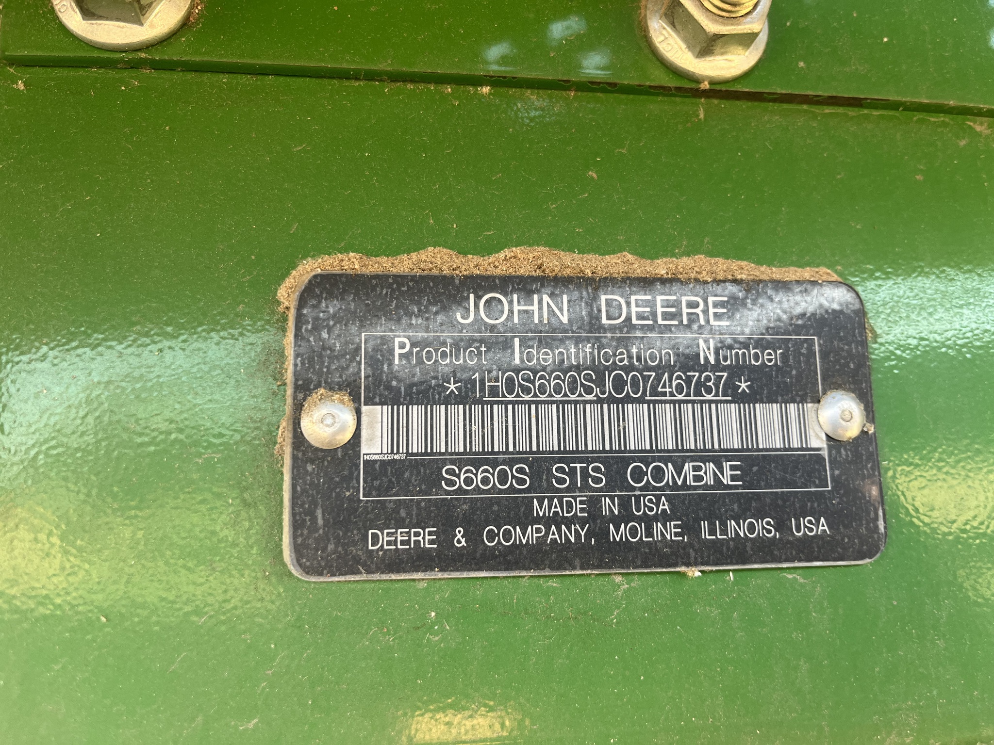 2012 John Deere S660 Image 13