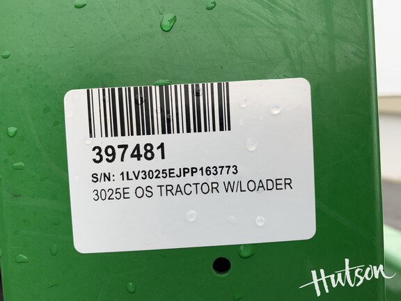Photo of 2023 John Deere 3025E