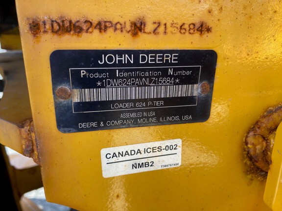 2022 John Deere 624 P