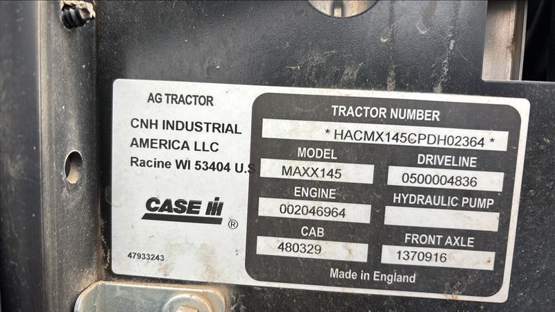2024 Case IH Maxxum 145 T4B Image 8